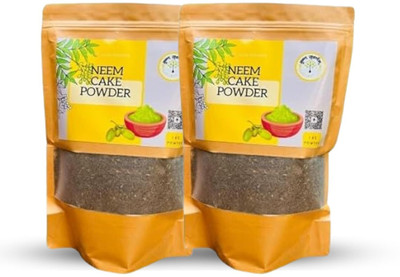KRISHNASUVARNAM Neem Cake Powder Organic Fertilizer and Pest Repellent for Plants Pack of 2 Fertilizer(2 kg, Powder)