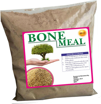 ORGANIC ERA Bone Meal Organic Fertilizer. 900 Gram Excel Impex Bone Meal Organic Fertilizer, 900g Soil Manure (450 g Powder) Fertilizer(0.45 kg, Granules)
