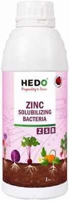 HEDO Zinc Solubilizing Bacteria Bio Fertilizer-ZSB Liquid (1L)for All Crops & Plants Manure(1 L, Liquid)
