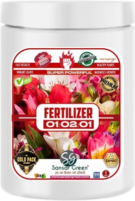 Sansar Green Bio Organic 01:02:01 Fertilizer(900 g, Granules)