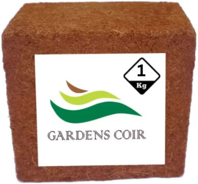 Coirgarden COIR GARDEN - COCO PEAT BLOCK 900 GMS FOR HOME GARDENING POTTING MIX Soil(900 g, Cake)