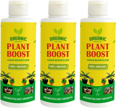LootZoo Plant Growth Enhancer – Liquid Booster for Healthier, Stronger Plants Fertilizer(300 ml, Liquid) deal from flipkart