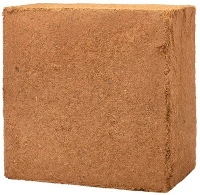 TruGrow TrustBasketing Coco Peat Block (1kg block) - Expands to 15 litres Manure(1 kg, Cake)