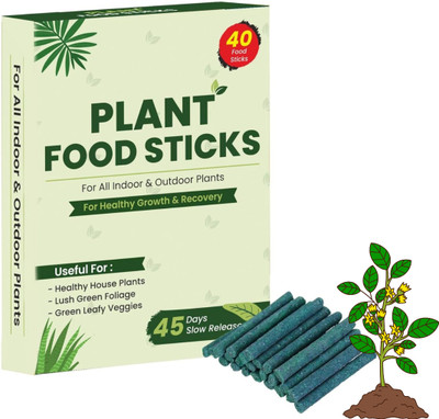 coachmaster Plant Food Fertilizer Sticks (35pcs) For All Home Garden Indoor & Outdoor Plants Fertilizer(40 Tablets, Stick)