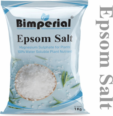 Bimperial Epsom Salt Magnesium Sulphate Organic Fertilizer Fertilizer, Potting Mixture, Soil(1 kg, Granules)