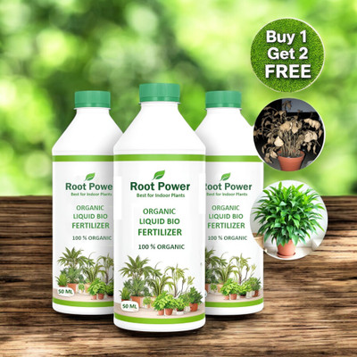 RootPower Herbal Root Enhancer 3pcs Stronger Root System and Longevity Fertilizer(150 ml, Liquid)