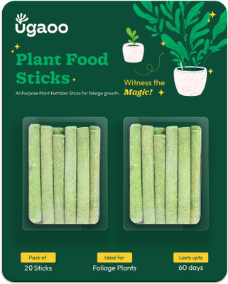UGAOO Plant Food Fertilizer Green Sticks for All Plants-Pack of 20 Fertilizer(0.3 kg, Stick)