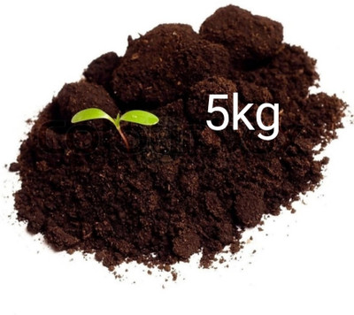 EVER ORGANIC VERMI COMPOST 5 Kg of Pure Natural ORGANIC Cow Dung Dry Manure Manure, Potting Mixture, Soil(5 kg, Granules)