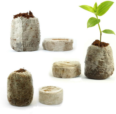 Somapa Cocopeat Netted Pellets for Hydroponics, Seedling and Plants Manure(13 Tablets, Pellets)