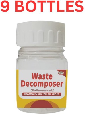 agri Waste Decomposer (Pack of 9) Organic Ncof Decomposer for kitchen & compost maker Manure(0.54 kg, Cake)