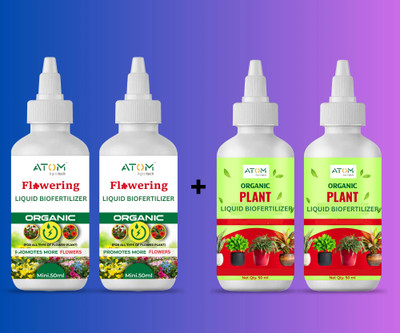 Flipkart SmartBuy Combo of 2pc Flowering & Blooming Enhancer + 2pc Plant Growth Supplement Fertilizer(0.3 kg, Liquid) Flipkart SmartBuy Combo of 2pc Flowering & Blooming Enhancer + 2pc Plant Growth Supplement Fertilizer(0.3 kg, Liquid)