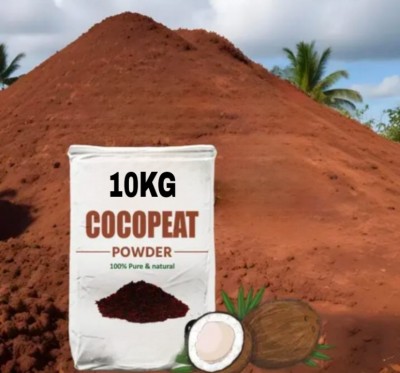 Nandi Cocopeat powder 10 kg Manure, Soil, Potting Mixture, Husk(9900 g, Powder)