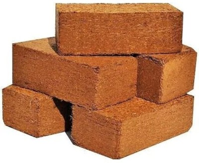 moglecart Cocopeat brick/coir block for gardening & plants- 4 kg Fertilizer, Manure, Potting Mixture, Soil(4 kg, Cake)