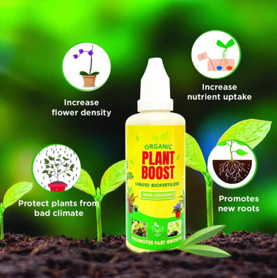 GREEN BLISS plant boost liquid biofertilizer for all crops organic Fertilizer(50 ml, Liquid) deal from flipkart