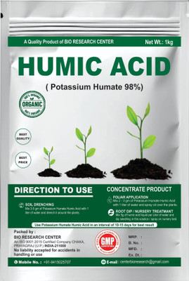 Bio Research Center POTASSIUM HUMATE 98%PURE GRADE Manure(1000 g, Granules) deal from flipkart Bio Research Center POTASSIUM HUMATE 98%PURE GRADE Manure(1000 g, Granules) deal from flipkart