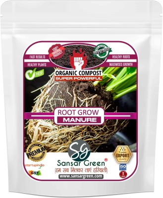 Sansar Green Root Grow Fertilizer, Essential Super Powerful Organic Fertilizer for Root with ++ Growth Booster and Active Micro Organism Manure(1.8 kg, Powder)