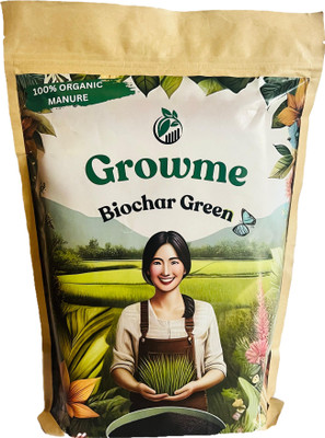 Growme Biochar Green Organic Manure for Soil Amendment and Enrichment Manure(2 kg, Powder)