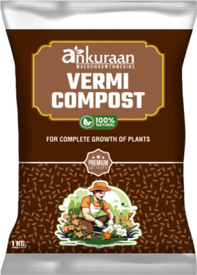 Ankuraan Vermicompost soil manure 1 kg Potting Mixture(1 kg, Granules)