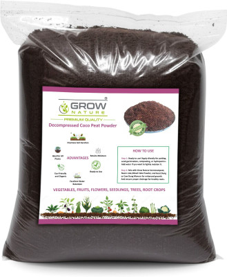 grownature 1KG WET cocopeat Potting Mixture(1 kg, Powder)