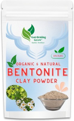 Gardening Grow Pure Sodium Bentonite Clay Powder for Lawns, Vegetable Gardens Fertilizer(400 g, Powder)