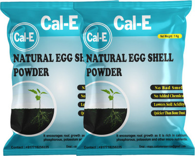 MAPS & ASSOCIATES Cal-E Egg Shell Powder,Natural Soil Manure For Plant,Quicker Than Bone Dust Manure(2 kg, Powder)