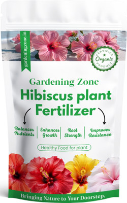 Gardening zone Hibscus Plant Maure For plants incress flowering and growth Manure(0.4 kg, Powder)