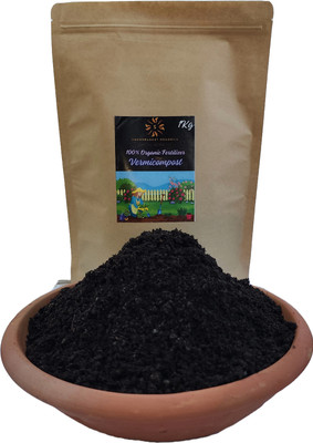 SwarnBharat Vermicompost For Plants 5Kg - Organic Fertilizer & Manure Fertilizer Fertilizer(1 kg, Granules)