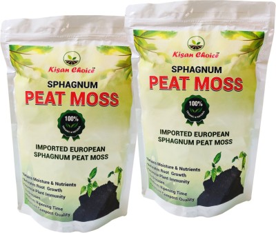 Kisan Choice Sphagnum Peat Moss, for Seed Germination, Potting Mix, Soil Amendment Manure, Potting Mixture, Soil, Husk, Fertilizer(10 kg, Powder)
