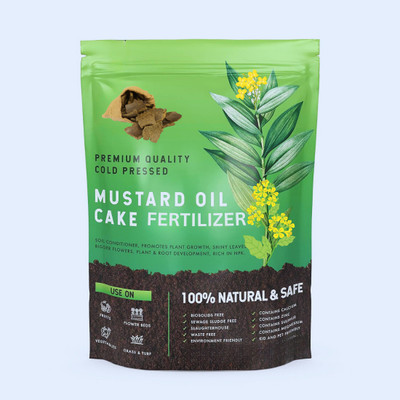 Elephent Mustard Cake Fertilizer for Healthy Plants And Soil - 5Kg Fertilizer(5 kg, Cake)