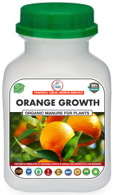 Erwon Orange Growth Organic Liquid Manure for Maximising and Bigger Fruits Manure(0.1 L, Liquid)