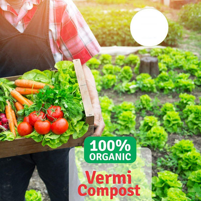 TRADITIONAL TRENDZZ XL-643 - Vermicompost Organic and Natural Plant Nutrient - 7.5Kgs-ay-233 Fertilizer, Manure(7.5 kg, Powder)