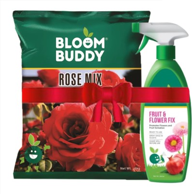 Bloom Buddy Rose MIx + Fruit and Flower Fix Fertilizer(1500 g, Powder)