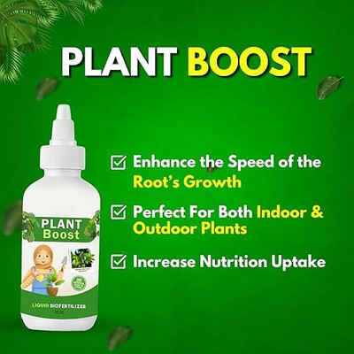 LootZoo Plant Boost Liquid Supplemenst for Plants & Roots Potting Mixture(100 ml, Liquid)