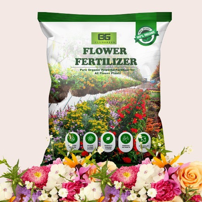 elamgreen Fertilizer for Flower Plants | Healthy Growth & Vibrant Flowers Fertilizer(1 kg, Powder)