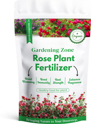 Gardening zone Rose Plant Fertilzer For All Rose Plants and Home Garden Fertilizer(0.4 kg, Powder)