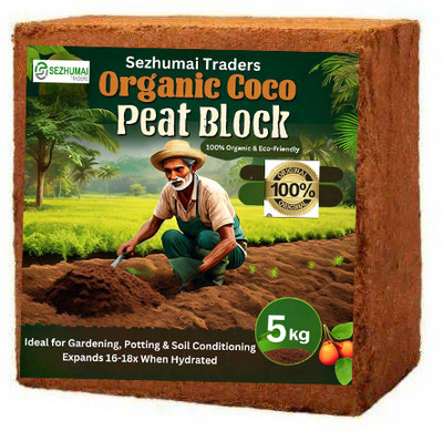 Sezhumai Traders Coco Peat Potting Mixture(5 kg, Cake)