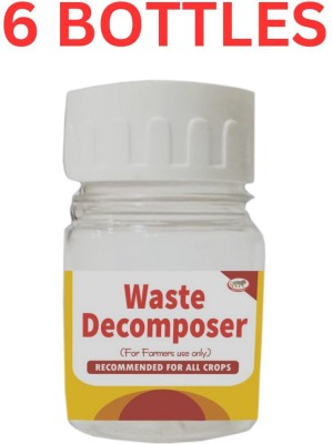 agri Waste Decomposer (Pack of 6) Organic Ncof Decomposer for kitchen & compost maker Manure(0.36 kg, Cake)