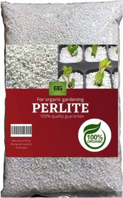 elamgreen perlite for plants 1kg with 100 gm coco peat potting soil mix Potting Mixture