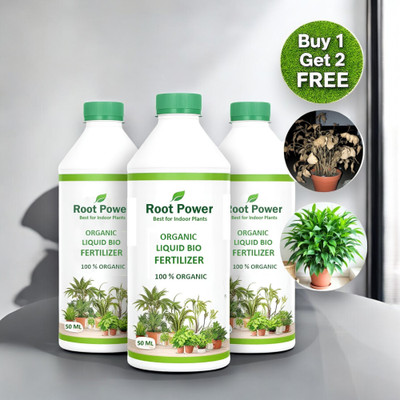 RootPower Smart Bio Growth 3pcs Fast Absorption for Best Results Fertilizer(150 ml, Liquid)
