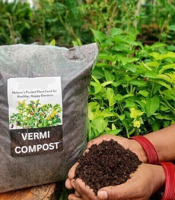Khadking XL-vermiculite varmicompost with cow manure, Manure, Potting Mixture, Soil, Fertilizer, Husk(10 kg, Powder)