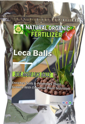 Vedika Collection LECA Balls For Plants Growth || Leca Lightweight Expanded Aggregate Soil(1 kg, Granules)