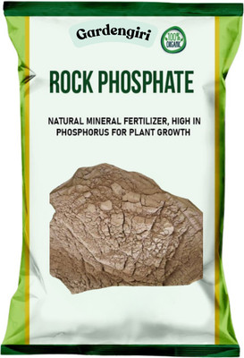 gardengiri Natural Rock Phosphate Fertilizer for Phosphorus-Enriched Soil(Root) Development Fertilizer(1 kg, Powder)