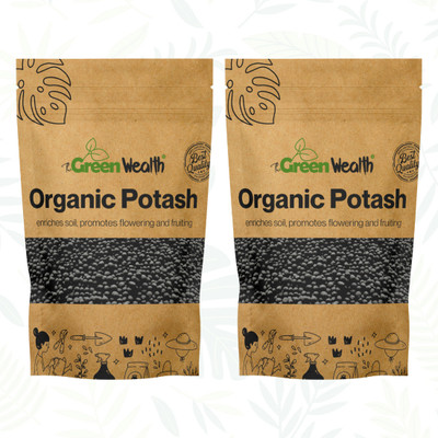 TheGreenWealth Organic Potash Granules Organic Fertilizer for Plants (Bio Potash) Fertilizer(1000 g, Granules)