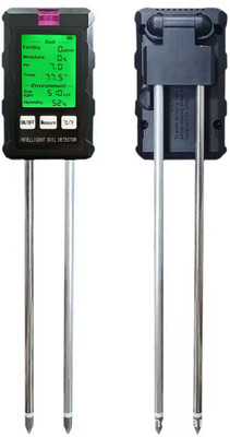 amiciSense 6-in-1 Soil Tester – Ultimate Soil Health Meter with Dual 180mm Probes Soil Test Kit(Set of 1)