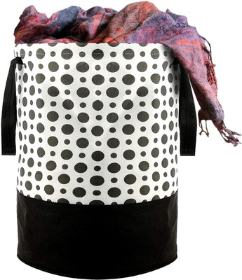 SHREE SANWARIYA CREATIONS LAUNDRY BAG PACK OF 1 Poly-canvas Laundry Bag(Black)