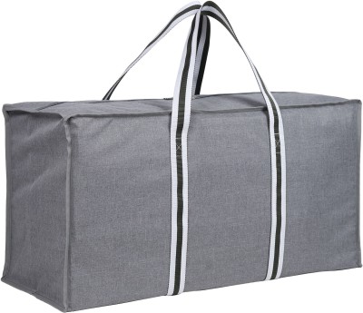 DOUBLE R BAGS Heavy Duty Extra Large Storage Bag, Moving Bag Tote, Blanket Clothes Organizer Polyester Laundry Bag(Grey)