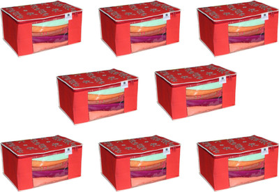CHAMPARAN GM COVER TN Non Woven Saree Covers/Saree bags/Storage Bags RED-8(Red)