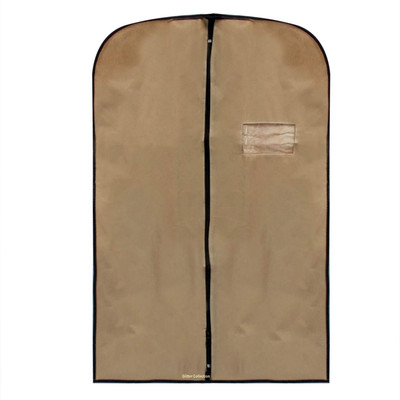CHAMPARAN Non Woven Coat Covers/Suit Covers/Garment Bags Cotton Laundry Bag(Brown)
