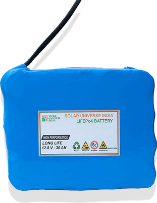 SOLAR UNIVERSE INDIA SUI-IS-LiFePo4 Battery 30ah Lithium Solar Battery(12.8 V)