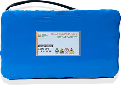 SOLAR UNIVERSE INDIA SUI-IS-LiFePo4 Battery 12.8V-42ah Lithium Solar Battery(12.8 V)